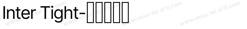 Inter Tight字体转换